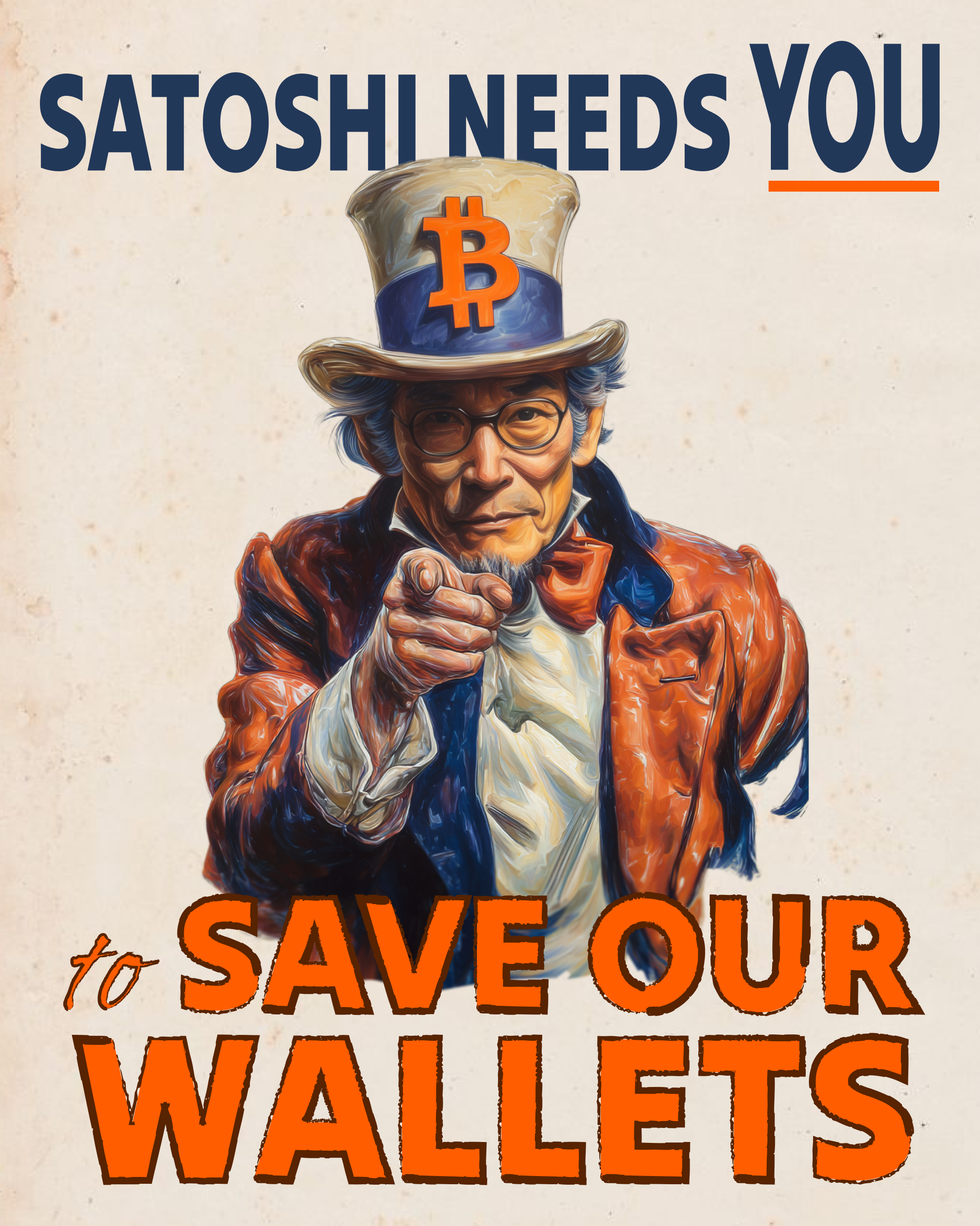 Satoshi Needs You